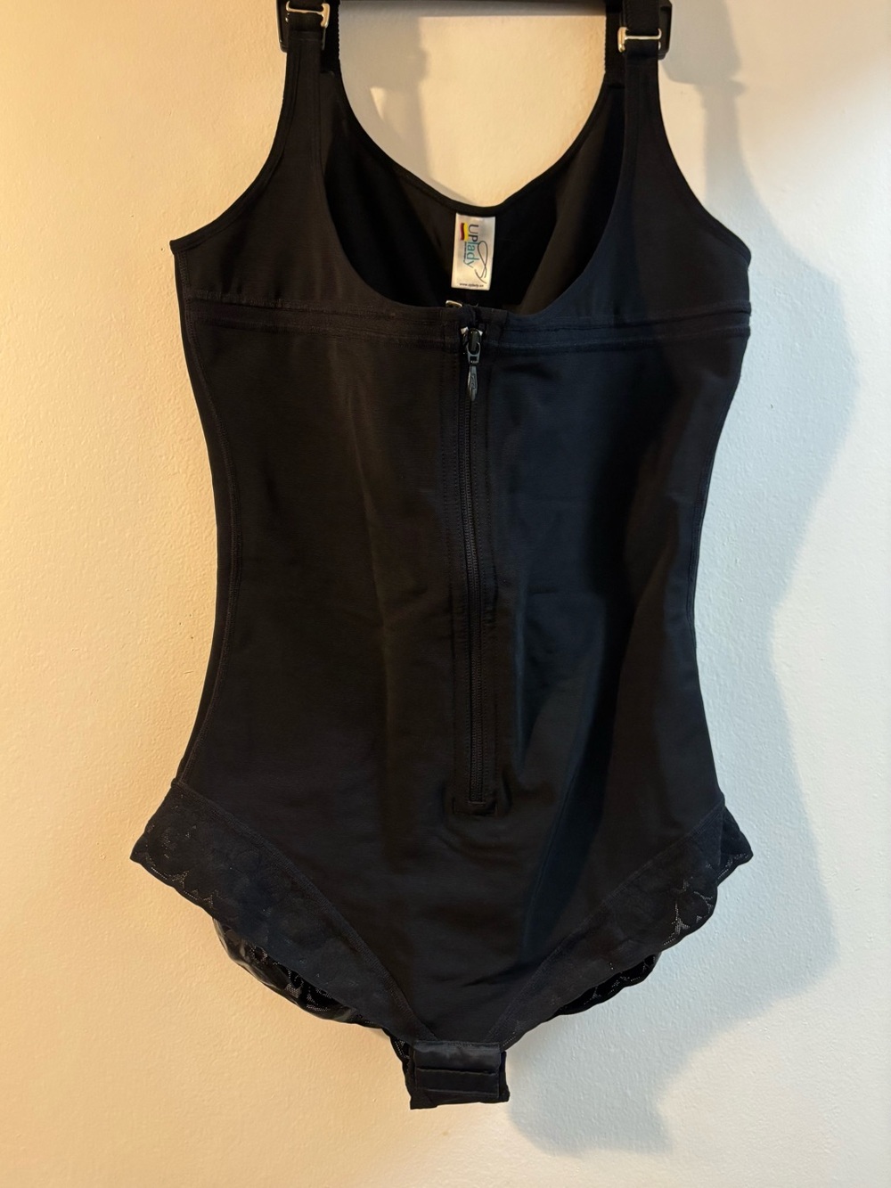 Black UPlady women’s shape wear One-Piece Zipper Front